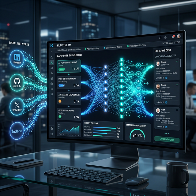 Recruitment Data Enrichment & CRM Automation